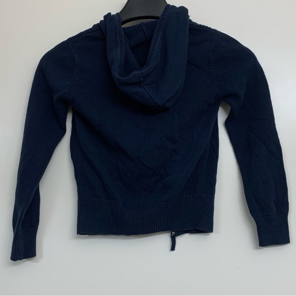 Old Navy zipper sweater with hood. Blue child size medium. - Picture 4 of 4